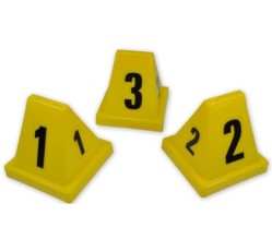 obrázek Čísla foto, tvar- kolmý jehlan, žluté